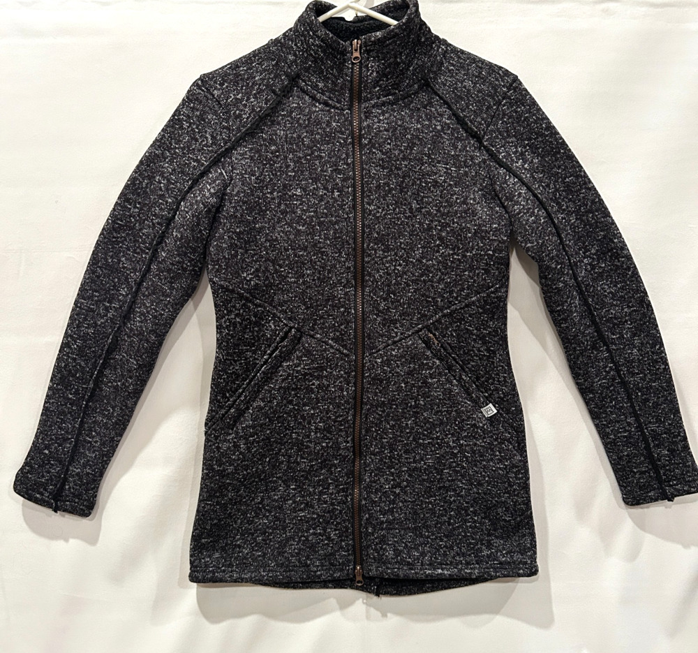 Avalanche Women’s Jacket S Dark Brown Marbled Cream Super Soft Fleece Lining
